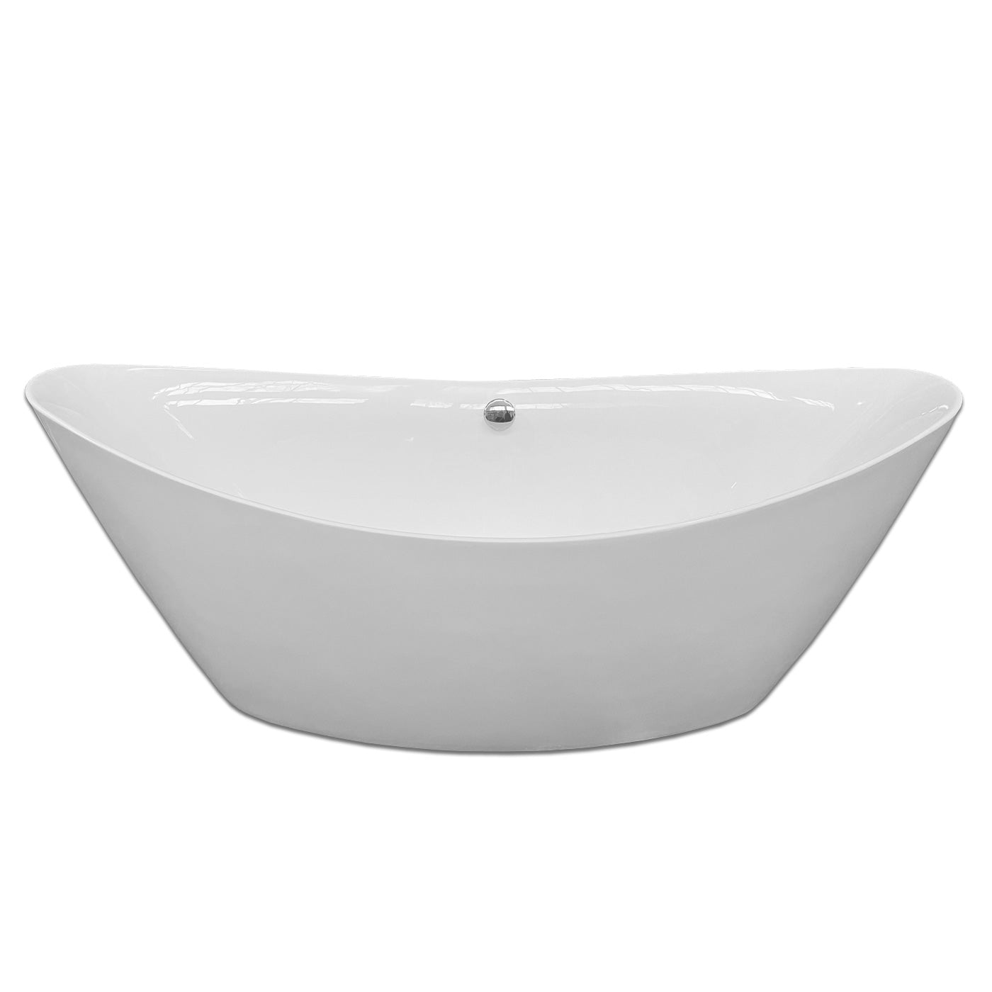 Vasca freestanding bianca 180 X 80 cm + Rubinetto a colonna – Beverly