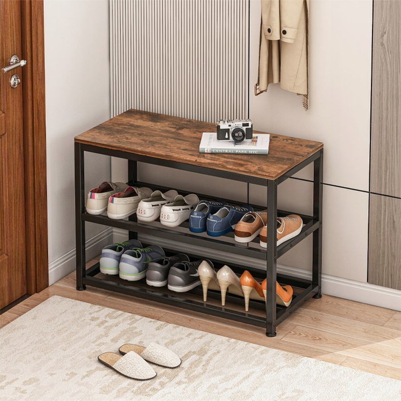 Scarpiera, marrone 62x30x50 cm