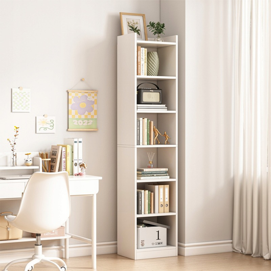 Libreria, bianca 40x30x180 cm