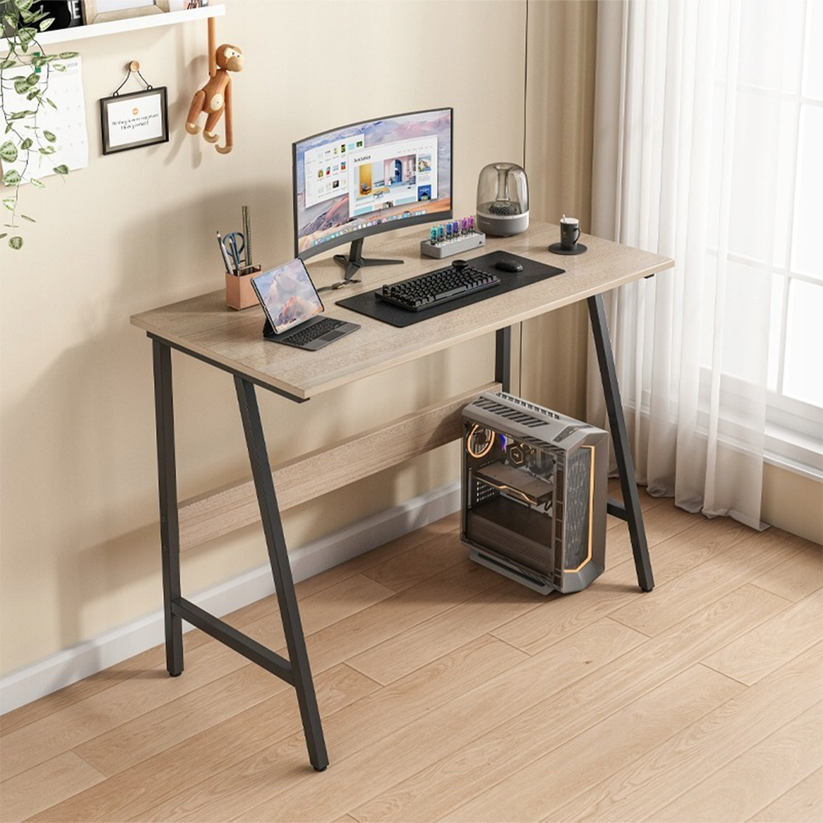 Scrivania Scolastica Moderna 100 cm – Stile Industriale in Rovere Chiaro