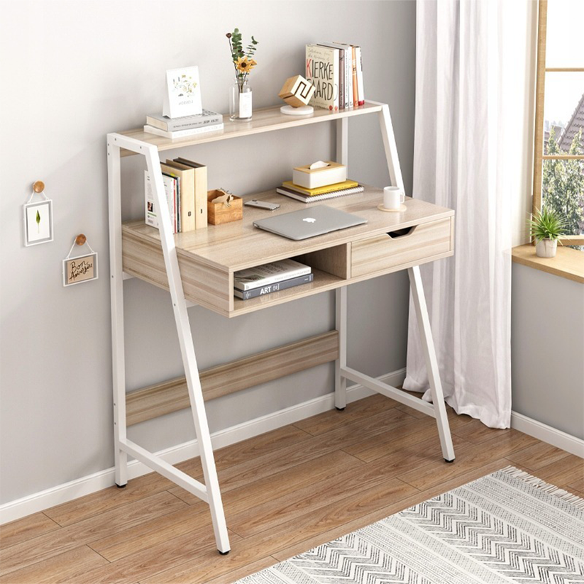 Scrivania Marrone 81x50x100 cm Compatta e Funzionale