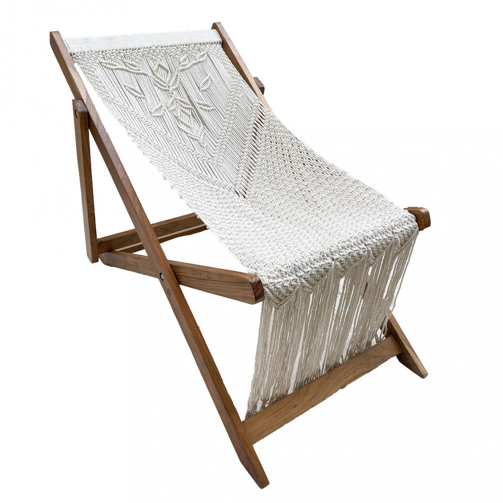 SEDIA IN LEGNO CON STUOIA IN COTONE TUNISI