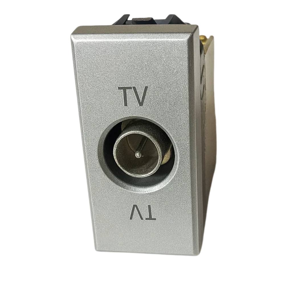 Presa coassiale bticino axolute hc4202d per impianti tv e sat