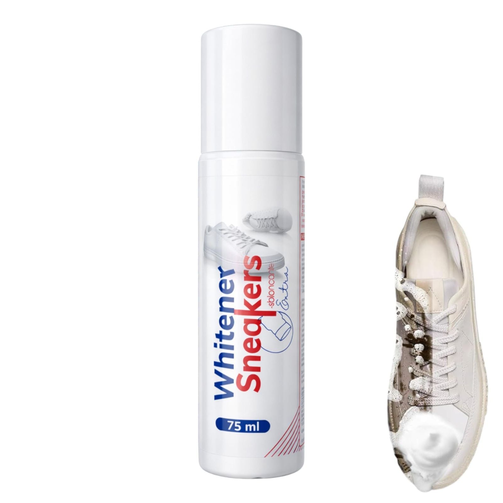 Bianchetto scarpe sbiancante scarpe e borse 75 ml con Spugnetta Applicatrice