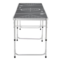 Tavolo da Birra Pong 'Ibiza' Regolabile in Altezza tra 54-70 cm - Pieghevole, Trasportabile [en.casa]