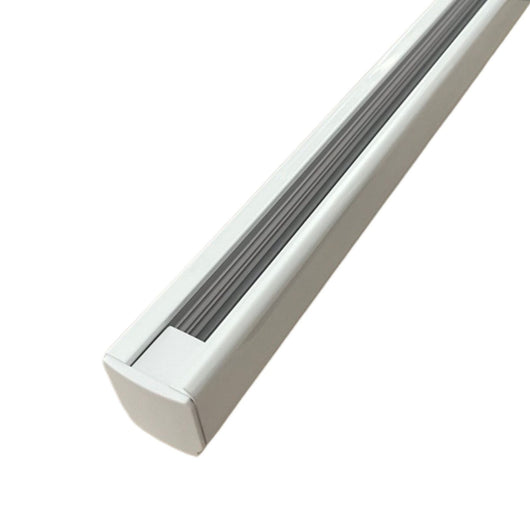 Binario Guida Trifase Quadrato 1 Metro Bianco per Controllare 3 Gruppi Fari LED Soffitto o Sospesi