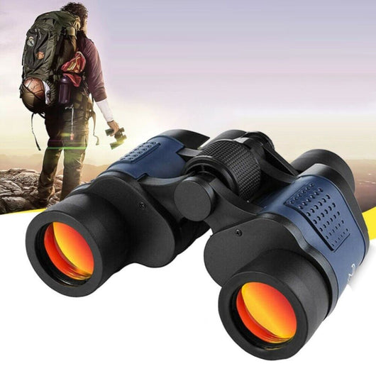 Binocolo professionale lenti antiriflesso 60x60 regolabile con borsa Art.85093