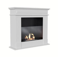 Biocamino Novembre Small - Bianco , Vetro frontale