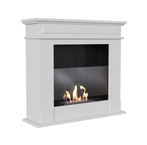 Biocamino Novembre Small - Bianco , Vetro frontale