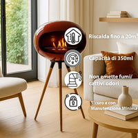 Tempo Style - Biocamino SICILY  Bordeaux/Legno Rovere