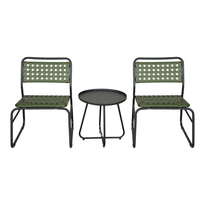 Set da Bistrot Brienza Tavolino e 2 Sedie - Verde casa.pro