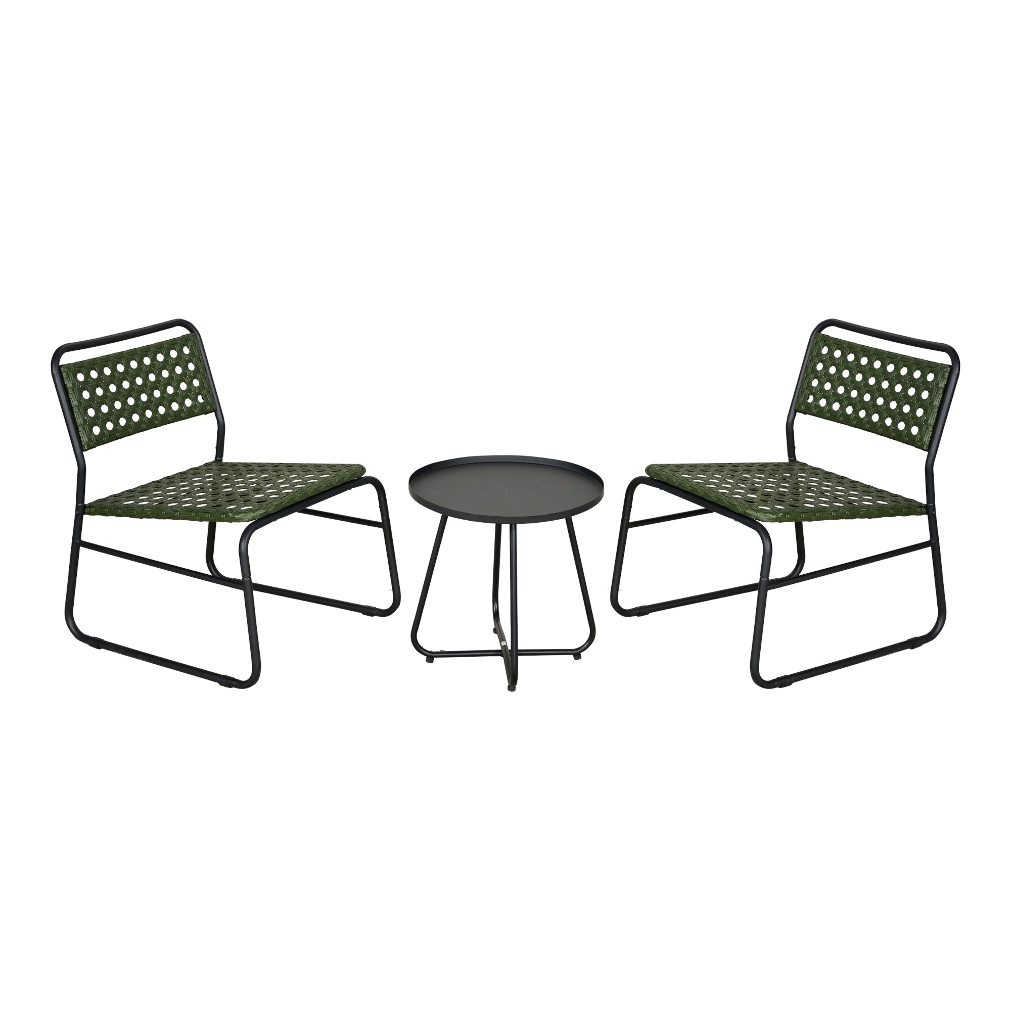 Set da Bistrot Brienza Tavolino e 2 Sedie - Verde casa.pro