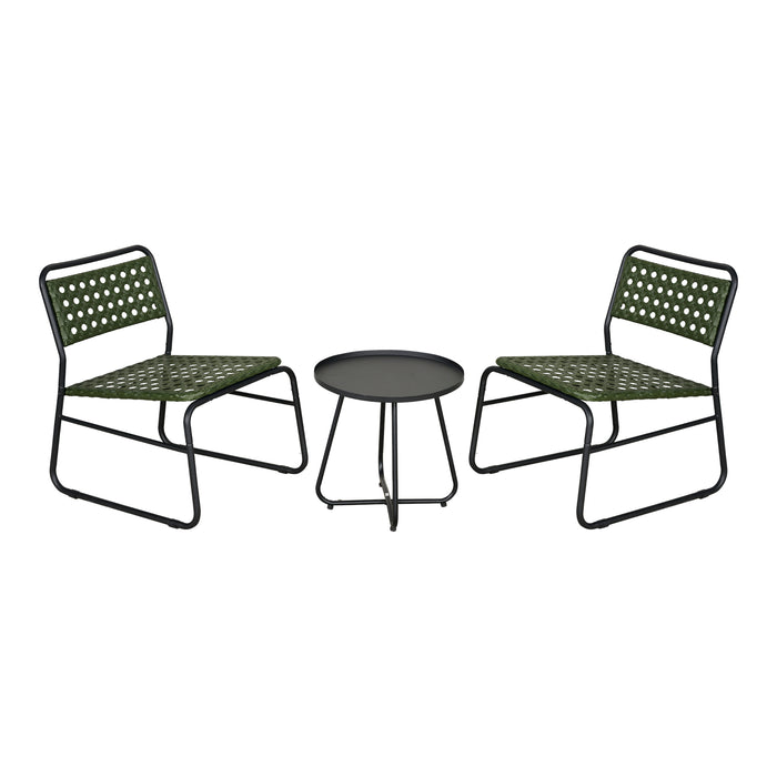 Set da Bistrot Brienza Tavolino e 2 Sedie - Verde casa.pro