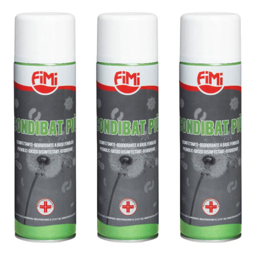 Condibat sanificante spray deodorante pino per condizionatori 500 millilitri *** quantità pezzi 3, confezione 1