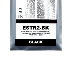 Black Pigment Eco-Solvent Ink Bag Compa Roland TrueVIS SG2,VG2,VF2,...