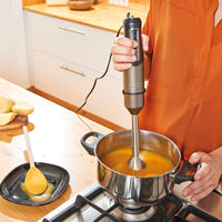 Black+decker bxhba1000e frullatore a immersione, con accessori, 1000 w, inox/plastica, nero/acciaio