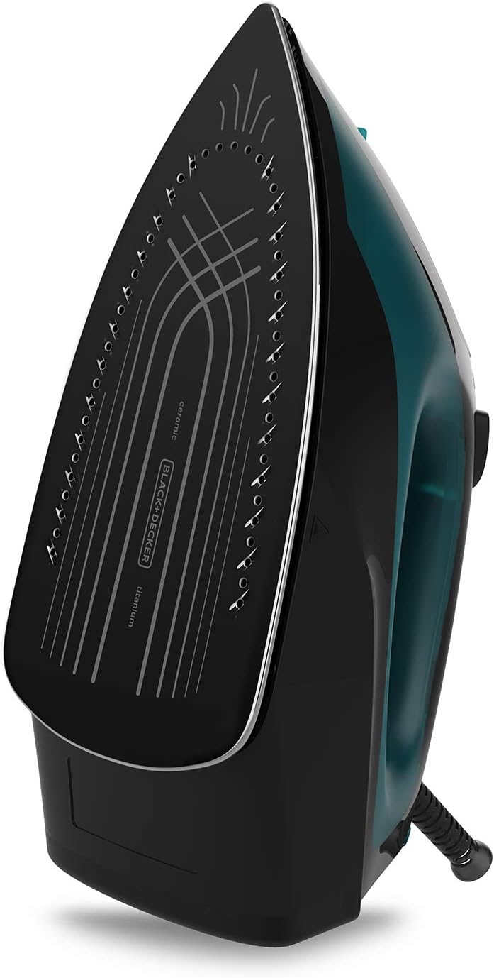 Black & decker bxir2403e ferro da stiro a vapore 2400w con piastra in ceramica