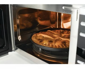 Black & decker bxmz901e forno microonde 900w inox spazzolato, 9 programmi, con grill, 25 litri