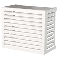 Blade Copri Condizionatore Esterno Copertura Climatizzatore Pompa di Calore Bianco L