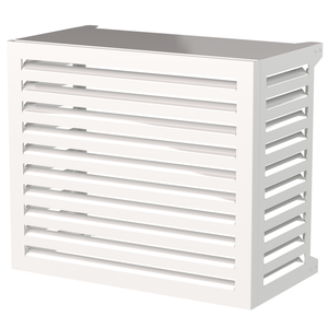 Blade Copri Condizionatore Esterno Copertura Climatizzatore Pompa di Calore Bianco L