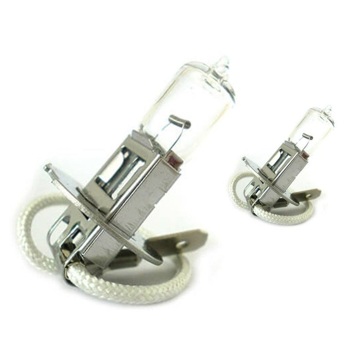 Blister 2 Pezzi Lampada Alogena Auto H3 12V 55W PK22s Ricambio Fendinebbia