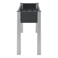 Aiuola Rialzata Beverwijk 100 x 40 x 75 cm - Grigio Scuro [en.casa]