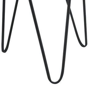 Set Hedera di 2 Supporti per Piante con Coprivaso in Metallo - Nero [en.casa]