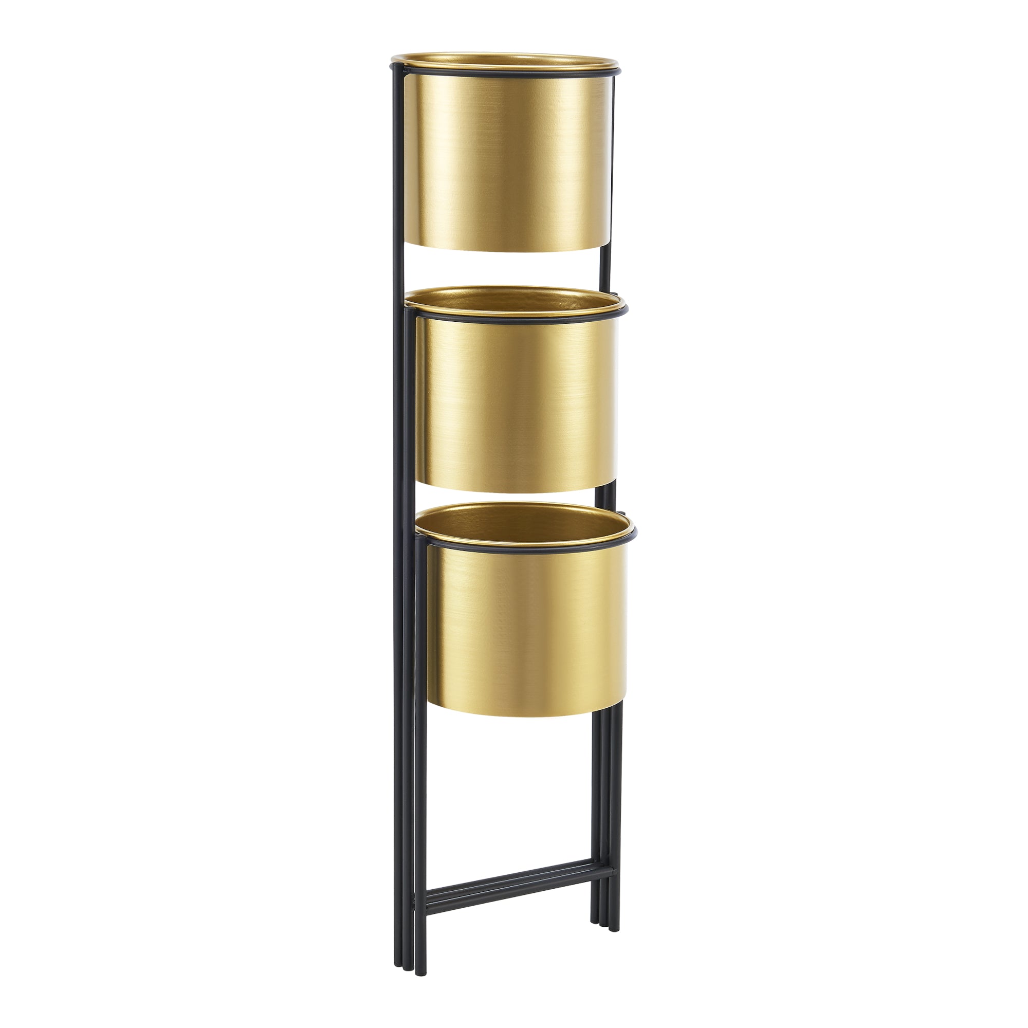 Portapiante 'Haasdonk' con 3 Coprivasi - Pieghevole [en.casa]