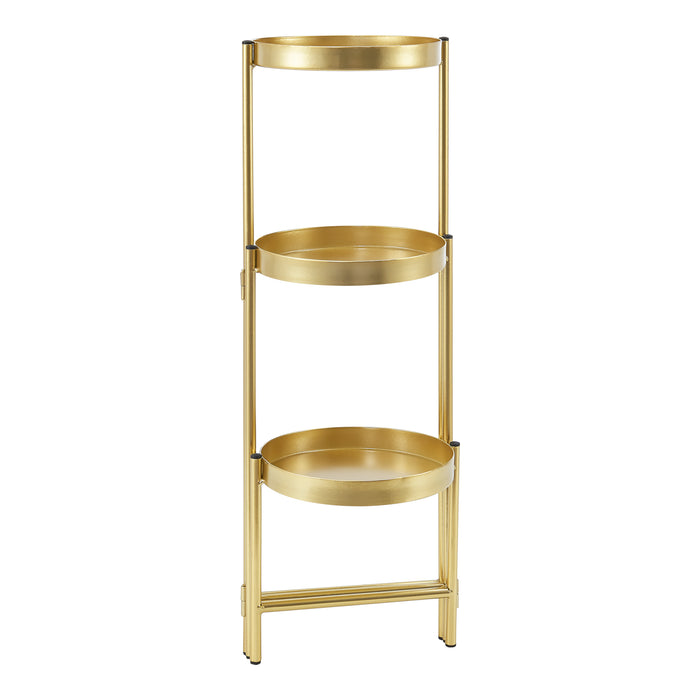 Portapiante 'Kallo' con 3 Sottovasi - Pieghevole [en.casa]