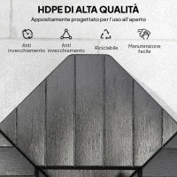 Set 4 Mattonelle Base per Ombrellone a Braccio Riempibili con Acqua o Sabbia fino a 80 kg, Nero