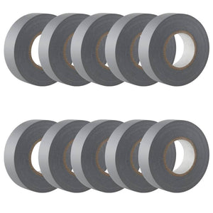 Kit nastro isolante in pvc autoestinguente multicolore per impianti sicuri *** colore grigio, dimensioni 19 mm x 25 m...