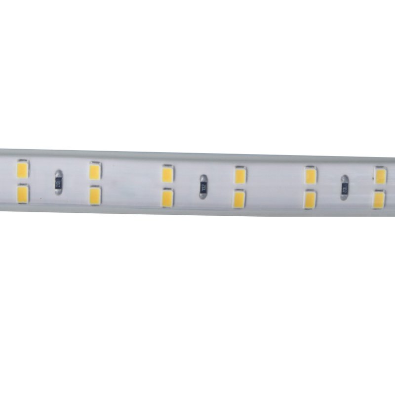 Bobina 100M Striscia Led 220V Bianco Freddo 6500K IP65 Passo 12mm 12W/M 1300LM/W Tagliabile 20cm Doppia Fila 120 smd 2835/m