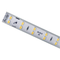 Bobina Striscia 100M Striscia Led 220V Bianco Freddo 6500K IP65 Passo 12mm 12W/M 1300LM/W Tagliabile 20cm Doppia Fila 120 smd 2835/m