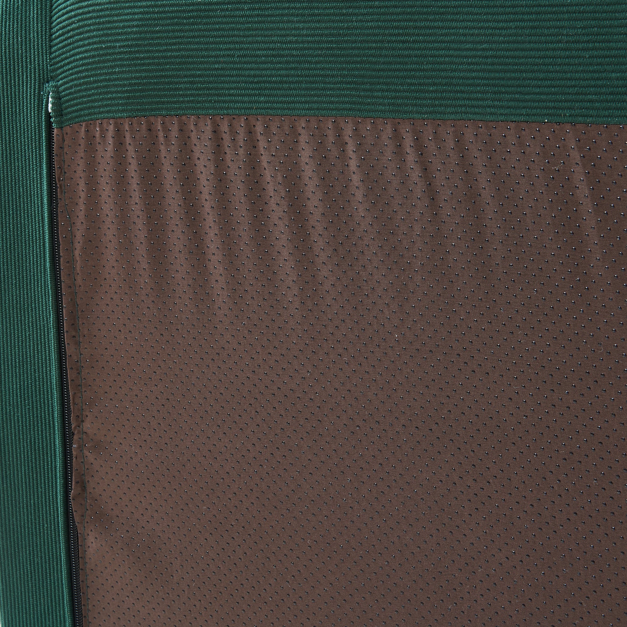 Pouf Poggiapiedi Kodsø Imbottito in Velluto a Coste 35x80x65 cm - Verde [en.casa]