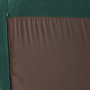 Pouf Poggiapiedi Kodsø Imbottito in Velluto a Coste 35x80x65 cm - Verde [en.casa]