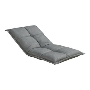 Set di 2 Sedie da Pavimento Deinze con Schienale Regolabile - Grigio Scuro [en.casa]