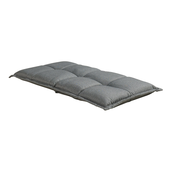 Set di 2 Sedie da Pavimento Deinze con Schienale Regolabile - Grigio Scuro [en.casa]