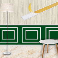 KIT 2mq di Boiserie Già tagliate Autoadesive in Polistrutturato pronte in 5min Mod. NISIDE - Default Title