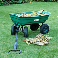 Carrello a Mano Corfinio con Contenitore Ribaltabile max 250 kg Verde pro.tec