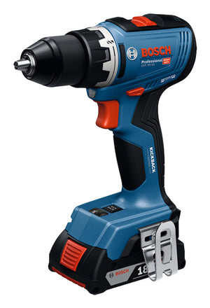 Bosch GSR 18V-65 Professional 2100 Giri/min Chiave 1,06 kg Nero, Blu