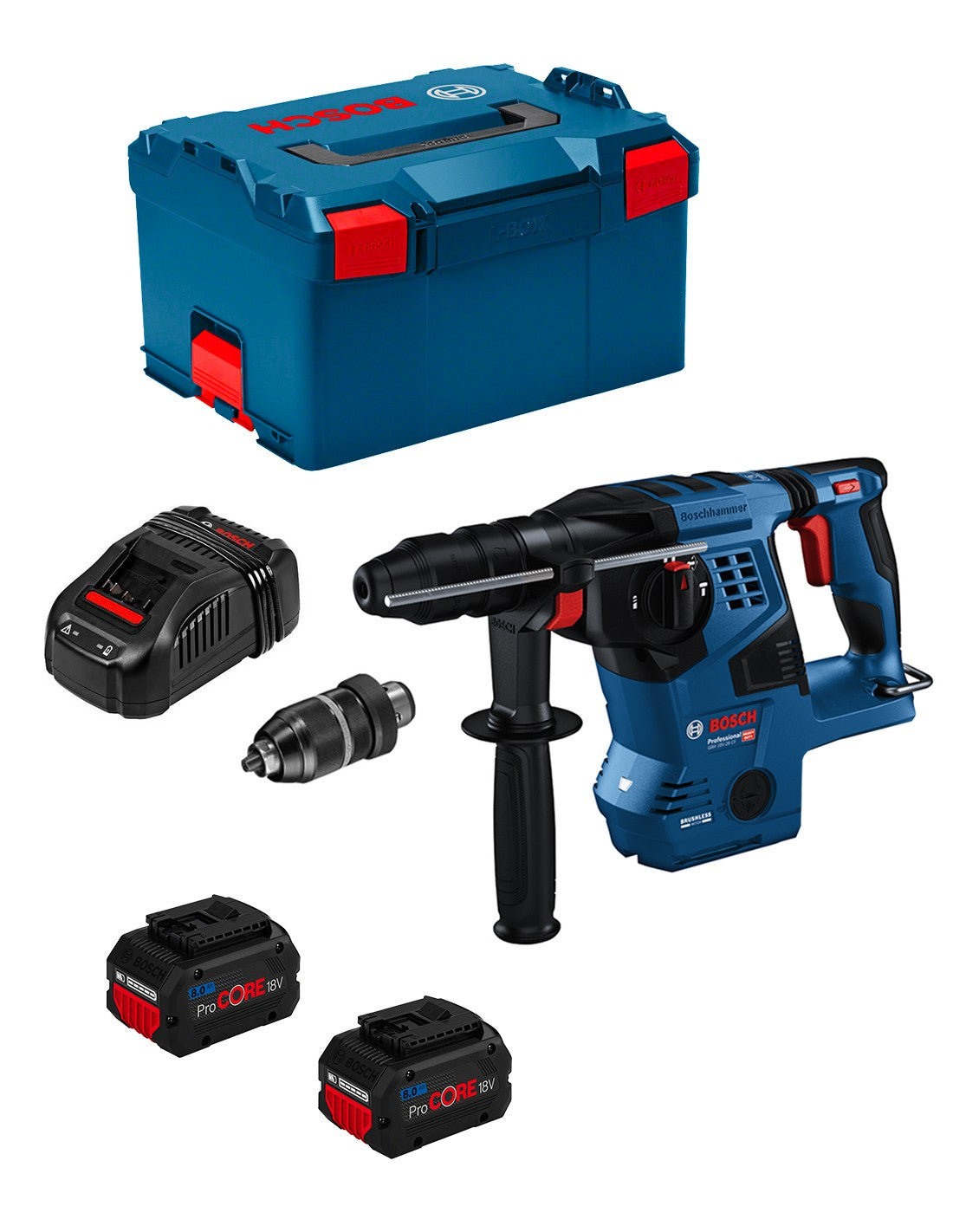 Bosch  gbh 18v-28 cf 2xpc8,0ah,l 4059952611693