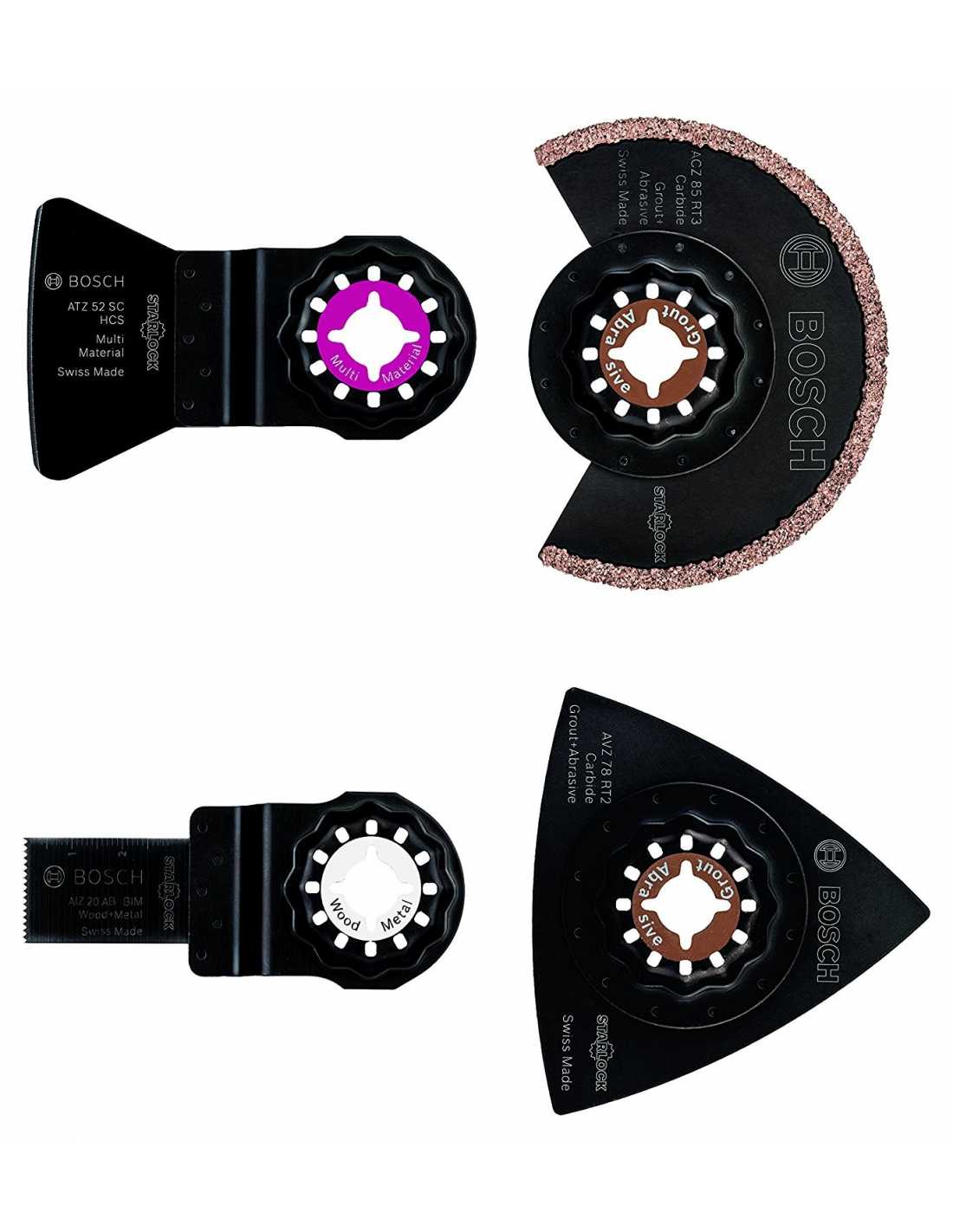 Bosch professional bosch gop set piastrelle 4 pz. starlock 3165140555210