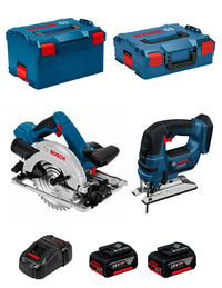 Bosch professional bosch kit psl2p2wc (gst 18 v-li b + gks 18v-57 g.. 0660989126216