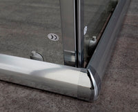 Box Doccia Due Lati Scorrevole, in Cristallo 6mm h190cm Ponza Trasparente 6mm,70x90 cm