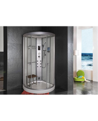 Box Doccia Idromassaggio Bagno Turco Ozonoterapia full optional 90x90cm Sicorage  Quindina