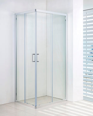 Box Doccia Scorrevole Cristallo 6mm Opaco h185cm Slim Opaco 6mm,Cromo lucido,75x100 cm,185 cm