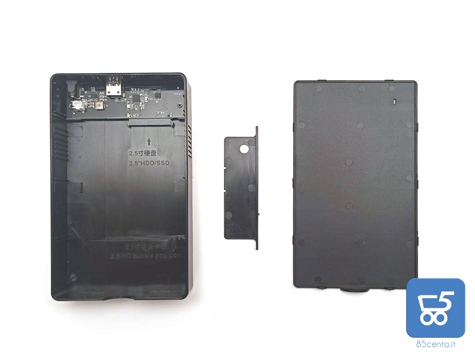 Box Esterno per HDD SSD 2.5" 3.5" SATA USB 3.0 Driver Free Standby Intelligente Alta Velocità