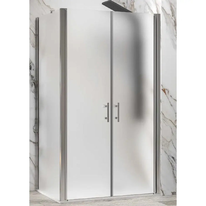 Box Doccia Saloon Satinato Apertura Interna Esterna H200 6mm - 70x85