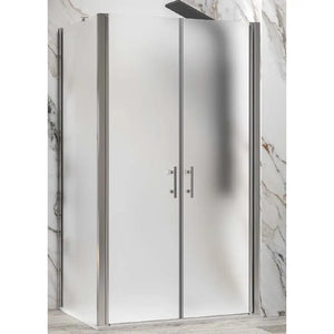 Box Doccia Saloon Satinato Apertura Interna Esterna H200 6mm - 90x125