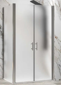 Box Doccia Saloon Satinato Apertura Interna Esterna H200 6mm - 70x85